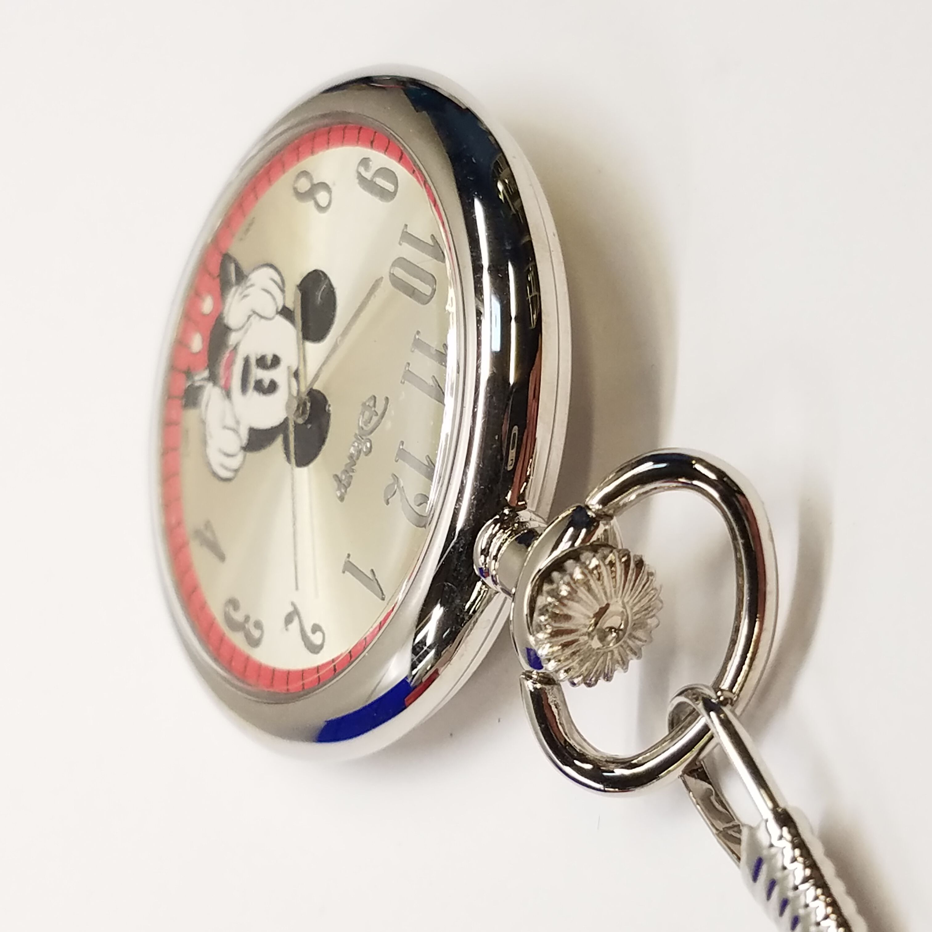 Buy the Disney Mickey Mouse Pocket Watch | GoodwillFinds