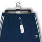 NWT Adidas Mens Track Pants Beckenbauer Elastic Waist Pull-On Blue White Size XL image number 3