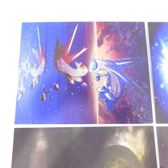 Lot of 4 Pokemon Canvas Art Prints w/ Rayquaza Mew Mewtwo Latias Latios & Palkia image number 2