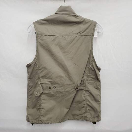 VTG Filson Co. WM's Tin Cloth Light Gray Field Vest Size SM image number 2