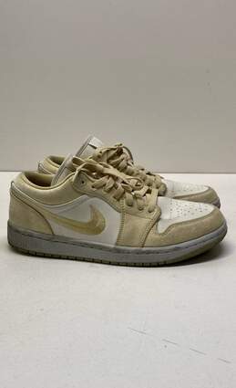 Nike Leather Air Jordan 1 Low Team Gold Sneakers Gold Beige 9