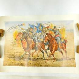 Bruce Marshall 8th TX Cavalry Terry's Texas Rangers The Texans Art Print SIGNED