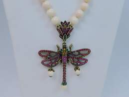 Heidi Daus Swarovski Crystal Pave Dragonfly Necklace 80.3g alternative image