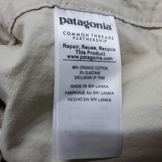 Patagonia Tan Cotton Shorts Women's 12 image number 4