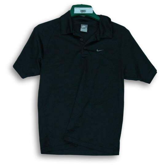 Men's Nike Black Polo Shirt Size M image number 1