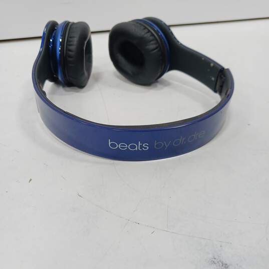 Beats by Dr.Dre Blue Solo HD Headphones With Pouch image number 3