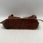 NWT American Darling Womens Tote Handbag Inner Pocket Zipper Brown Leather image number 4