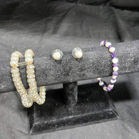 5 pc Pearl Jewelry Set image number 2