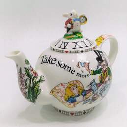 Paul Cardew Alice in Wonderland Mad Hatters Tea Party Porcelain Tea Set 12pc CIB alternative image