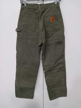 Carhartt Green Carpenter Jeans Men's Size 28x32 alternative image