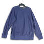 Mens Blue Long Sleeve Crew Neck Pullover Sweatshirt Size TXL image number 1