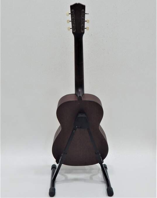 Landola Brand S-23 Model Wooden 6-String Parlor-Style Acoustic Guitar w/ Gig Bag image number 4