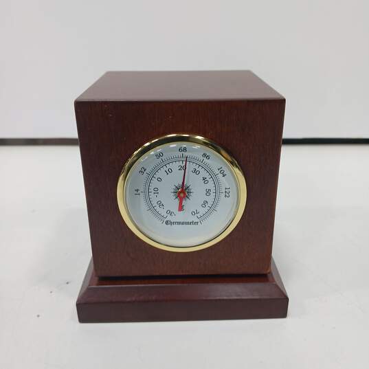 Bombay Co. Desk Clock w/ Thermal, Calendar & Metric Converter image number 3