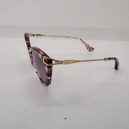 Sonix 'Melrose' Pink Multi Round Gold Frame Sunglasses alternative image