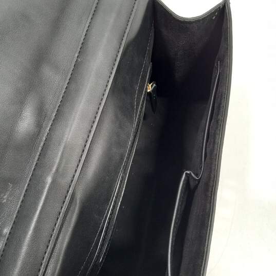 Steve Madden Black Faux Leather Handbag with Chain Accent image number 4