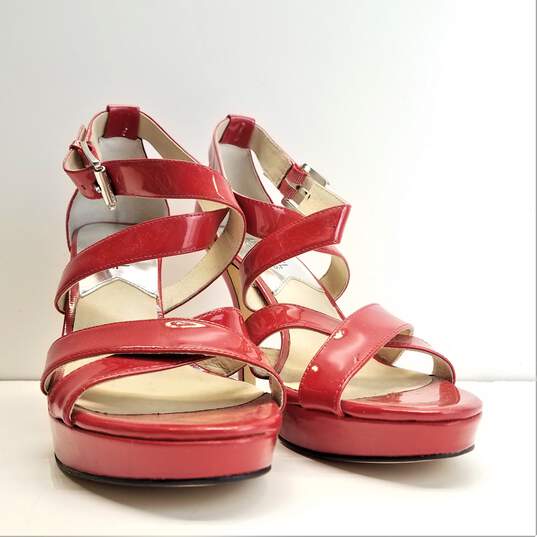 Buy the Michael Kors Red Heels Size  | GoodwillFinds