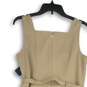 NWT Tommy Hilfiger Womens Beige Khaki Sleeveless Square Neck A-Line Dress Size 6 image number 4
