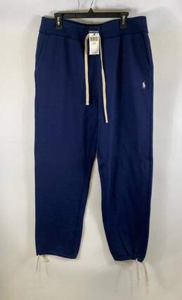 NWT Polo Ralph Lauren Mens Navy Slash Pocket Drawstring Sweatpants Size X-Large
