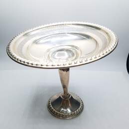 Rogers Sterling Weighted Sterling Silver 6" Nut & Candy Dish Compote 234.9g