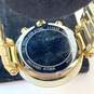 Designer Michael Kors MK-5354 Gold Tone Rhinestone Analog Quartz Wristwatch image number 4