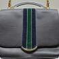 Cynthia Rowley Crossbody Bag Black With Stripe Blue and Green image number 5