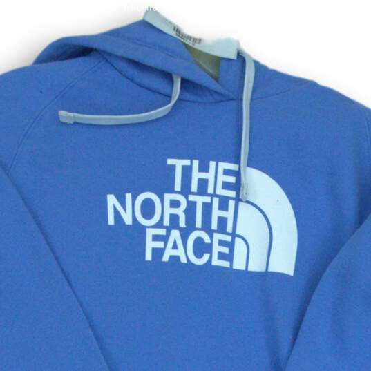 Women's The North Face Blue Pullover Hoodie Size M image number 3