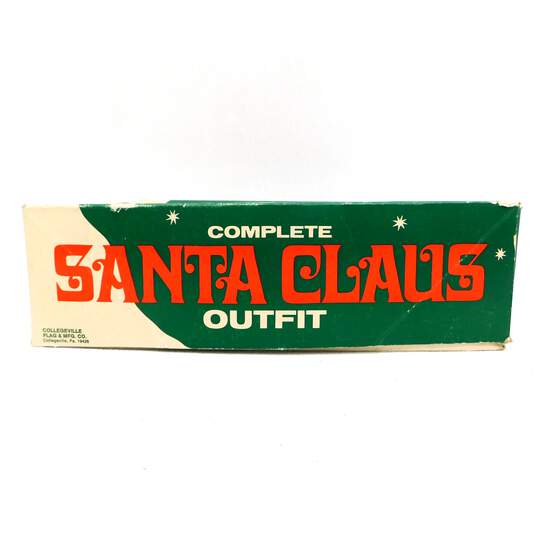 Vintage Santa Claus Outfit Costume Incomplete IOB by Collegeville image number 9