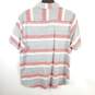 Bruno Milano Men Grey Striped Button Up Shirt S NWT image number 2
