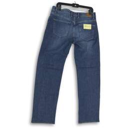 NWT Peter Millar Mens Straight Jeans Medium Wash 5-Pocket Design Blue Size 34 alternative image