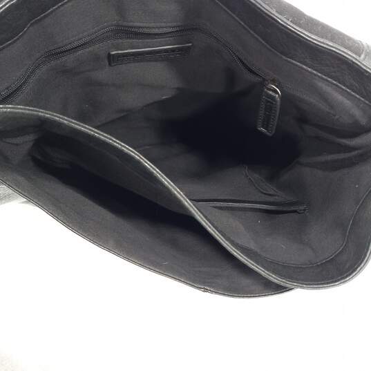 Levenger Black Leather Handbag image number 5