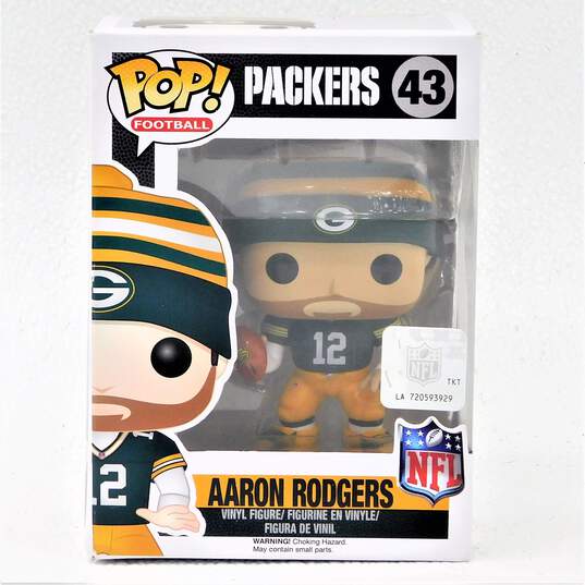 Funko Pop! Aaron Rodgers #43, Green Bay Packers, Beanie, Green, Football, NFL image number 1