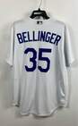 Nike Mens White Los Angeles Dodgers Cody Bellinger #35 Baseball MLB Jersey Sz M image number 2