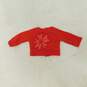 American Girl Red Flower Sweater Outfit W/ Skirt & Shoes image number 4