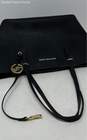 Michael Kors Womens Jet Set Black Leather Shopper Tote Handbag image number 3