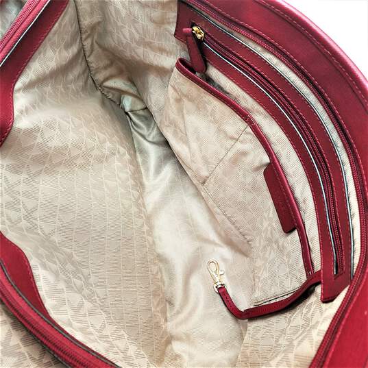 Red Jet-set Saffiano Leather Tote Bag