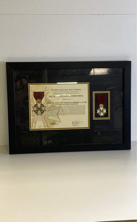Military's Memorabilia CA Legion of Merit Medal Awarded to Robert A Jacob 2008 image number 1
