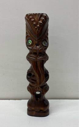 Maori Hand Carving Teko-Teko Sculpture by Tobe- Master Carver 1960