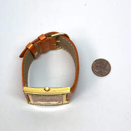 Designer Joan Rivers Classics V377 Gold Quartz Square Analog Wristwatch