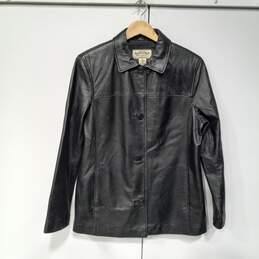 Women's Sonoma Jean Company Lambskin Leather Basic Jacket Sz L