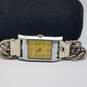 Cyma 22mm Gold Dial Sterling Silver Bracelet Chronometer Vintage Watch 58g image number 2