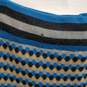 Anthropologie Girls from Savoy Blue Geometric Mesa Sweater Skirt Small image number 2