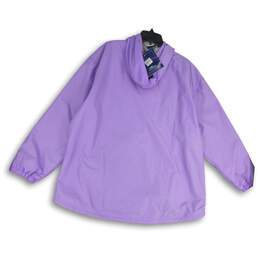 NWT Charles River Apparel Womens Purple Chatham Half Zip Anorak Jacket Size XXXL alternative image