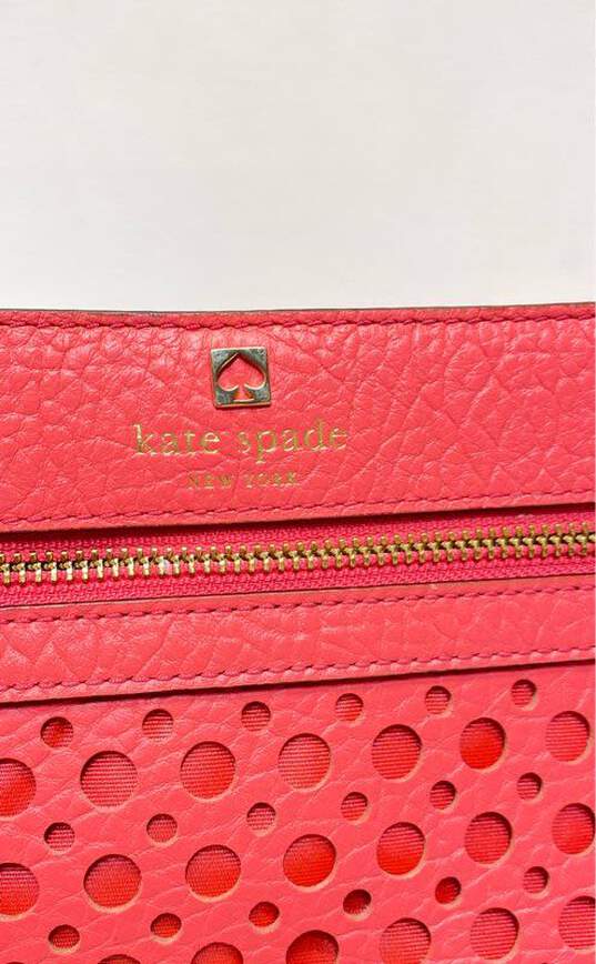 Kate Spade Leather Perri Lane Reidy Crossbody Bag Pink image number 2