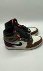 Authentic Nike Air Jordan 1 High OG Hand Crafted Multicolor Shoe M 10.5 image number 1