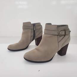 Cole Haan Women's Taupe Suede Ankle Boots Size 7.5B