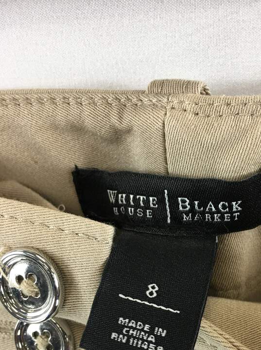 White House Black Market Zipper Leather Pants for Women