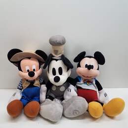 Bundle of 3 Assorted Disney Mickey Mouse Stuffed Toys