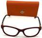 Tory Burch Red/Multicolor Eyeglass Frames Only TY2066 W/Case image number 3