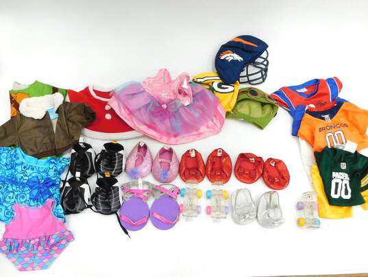 Build A Bear Clothing & Accessories Lot Football Packers Broncos TMNT Batman image number 2