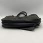 Kenneth Cole Reaction Mens Black Leather Suitcase Crossbody Laptop Bag image number 4
